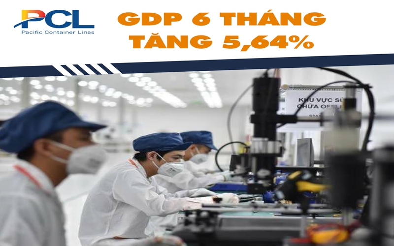 GDP 6 THÁNG TĂNG 5,64%